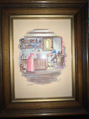 Vintage Framed Print The Potter By Mason • $15