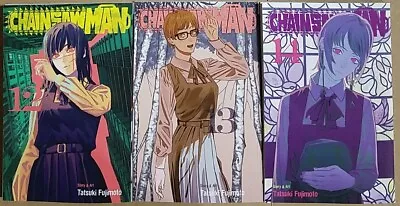 Chainsaw Man Manga Set Vol 12-14 Brand New In English Viz Media Graphic Novel  • $35