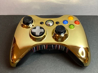 $29.99 • Buy 💫Xbox 360 Special Edition Gold Chrome Wireless Original Controller OEM Used💫