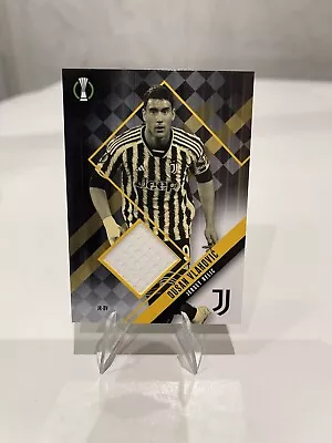 Topps Match Attax 23/24 Jersey Relic Dusan Vlahovic Juventus Champions League • £69.99