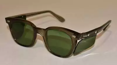 Vintage Wilkie Tinted Safety Glasses With Tinted Side Shields 1940's • $24.99