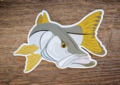 $4.95 • Buy Fishing Bumper Stickers SNOOK 5  X 3 1/2  Decals Saltwater Fly Fishing 