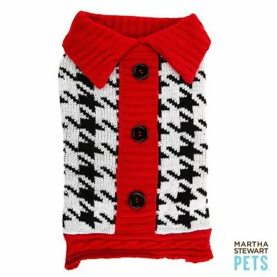 Martha Stewart Pets® HOUNDSTOOTH BARN Dog Sweater Soft Warm Size  Large NWT • $19.99