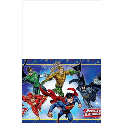 $8.40 • Buy Justice League Party Supplies Plastic Tablecover Decoration (1 Pc / 1.4m X 2.4m)