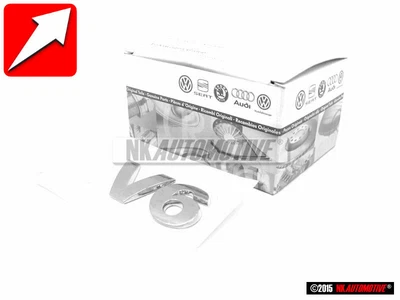 £20.76 • Buy Genuine VW V6 Rear Boot Badge Emblem Chrome - 3B0853675C 739