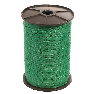 ELECTRIC FENCE TAPE 20MM X 200 Metre Roll Green Poly Fencing Horse Paddock 200m • £14.25