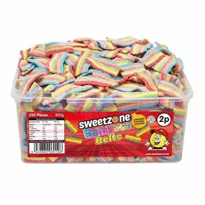 Sweetzone Rainbow Belts - From Giant Bradley's Sweet Shop • £8.99