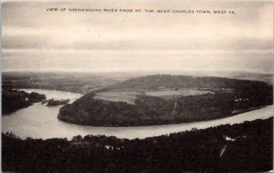 Charlestown WV Shenandoah River From Mt Top Aerial View Artvue Pub Postcard IQ3 • $6.39