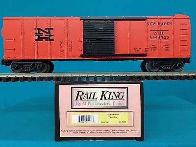  MTH Railking Box Car New Haven O/O27 NH Boxcar 30-7475 • $36.95