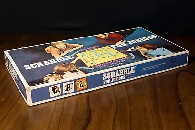 Vintage Scrabble For Juniors Crossword Game - Edition Three 1968 Age 6 To 12 • $19.99