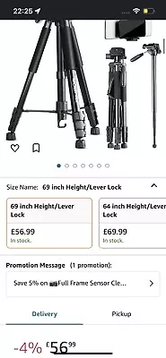 £42 • Buy K&F Concept CT050 70 Inch Travel Tripod