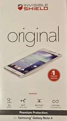 Zagg Invisible Shield HDX Screen Protector For Samsung Galaxy Note 4 -HD Clarity • $3.99