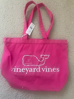 Vineyard Vines Pink Canvas Tote Bag NWT • $19.99