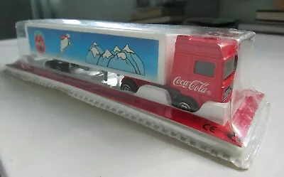 Vintage Majorette Diecast Coca Cola Polar Bears Volvo Lorry Truck New In Box • £25