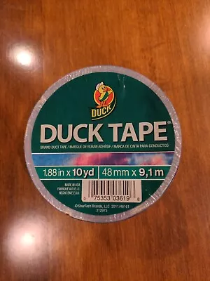 $6.99 • Buy Duck Tape Blue Purple Tie Dye Design 