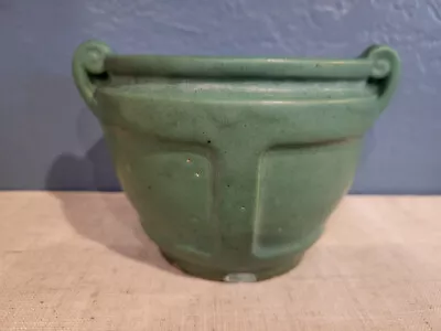 Roseville Matte Green Jardiniere Arts & Crafts Mission Style 548 Pot Planter • $90