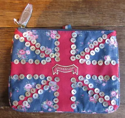 Cath Kidston Pearly Victoria Rose Zip Purse • £8