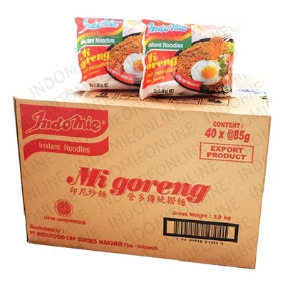 £17.49 • Buy INDOMIE Mi Goreng HALAL Noodles - 8 X 5 X 80g (40 - Pack) Expire: 20.11.2023