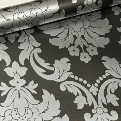 £8.95 • Buy Arthouse Silver Black Traditional Vintage Floral Damask Metallic Wallpaper