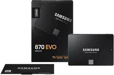 500GB Samsung 2.5  870 EVO SATA SSD Brand New Sealed • $89