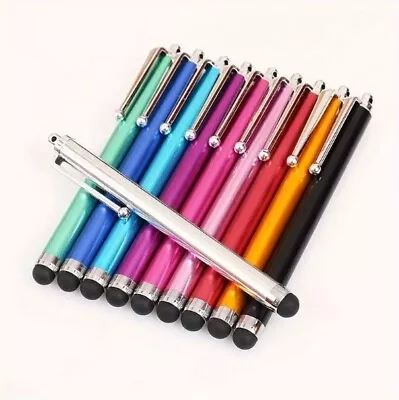 10 X STYLUS PENS SCREEN TOUCH RUBBER TIP FOR TABLET ANDROID MOBILE PHONES UK ... • £3.65