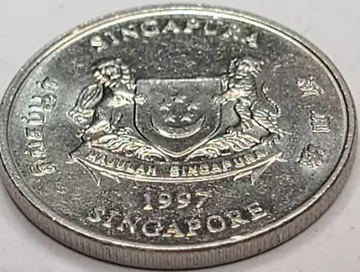 1997 Singapore 20 Cents KM# 101 US SELLER COMBINED SHIPPING • $1.25