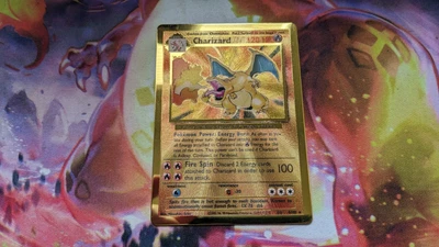 $99.99 • Buy Pokemon Charizard Celebrations 4/102 Metal Premium Collection Moderately Played