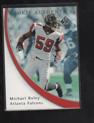 Michael Boley  2005 Sp Authentic Rookie Authentics Card #94   /750 • $2