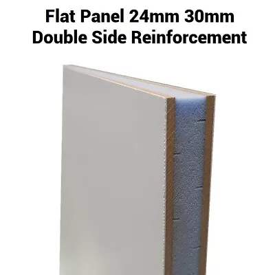 24mm 30mm Double Side Reinforcement Flat Panel White UPVC • £197.90