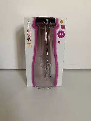 McDonalds Coca Cola Coke Glass 2013 Pink In Box Collectable Coke • $6.42