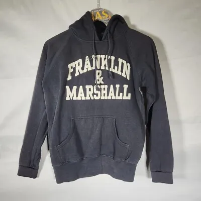 Dark Grey Franklin And Marshall Slightly Over-sized Hoodie Size X-small • £6