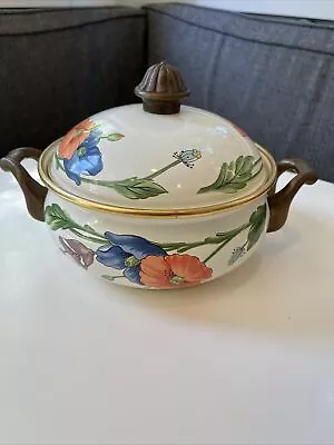 Villeroy & Boch Amapola Cooking Ware Pots Enamel Over Metal Germany 2 Avail. • $35