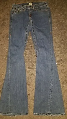Women's SZ 28.5 X33 True Religion Jeans Twisted Seams~Flap Pockets~ • $31.49