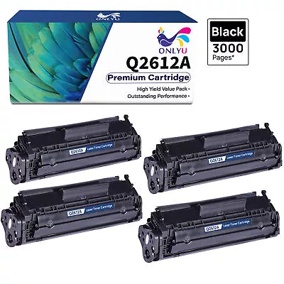 XL Q2612A 12A Toner Replacement For HP LaserJet 1010 1022n 3050 3055 Printer Lot • $16.59