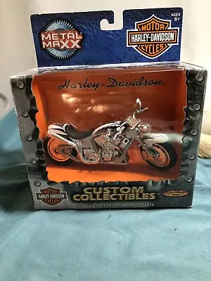 NIB Sealed Harley-Davidson Metal Maxx Custom Collectibles 1:17 Die Cast 🤘 • $17.04