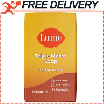 Lume Triple Milled Soap Rich Moisture & Gentle Cleansing 5oz (Toasted Coconut) • $13.75