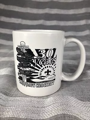 Vintage Boy Scouts Of America Coffee Mug 2002 Camp Davy Crockett 30th Sequoyah • $23.99