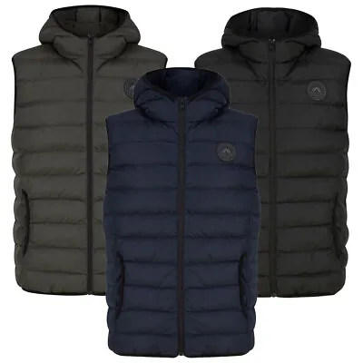 £25.99 • Buy Tokyo Laundry Men's Gilet Hooded Quilted Puffer Body Warmer Padded Winter Warm