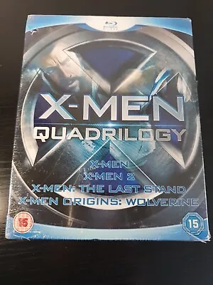 X-Men Quadrilogy Blu-ray Box Set Marvel Universe Movies 1 2 3 + Wolverine SEALED • £14.99