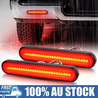 $39.95 • Buy 2X 110 LED Tail Lights Stop Flowing Turn Signal 12V 24V Trailer Truck Light Ute