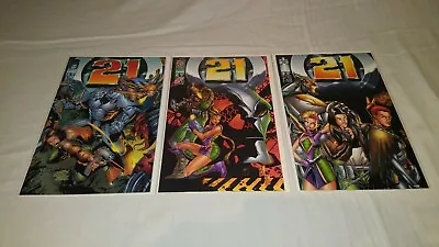 21 #1-3 NM+ To NM 9.6 To 9.4 Complete Series Mark Silvestri Image Comics 1996 • $8.99