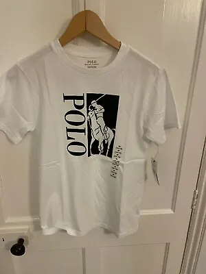Polo Ralph Lauren BRAND NEW WITH TAGS Big Pony T-shirt BOYS Medium (10-12 Years) • £19.99