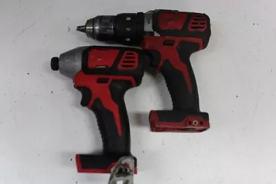 Milwaukee 2607-20 Comp. 1/2  Drill Driver & 2656-20 1/4 Impact Driver FREE SHIPP • $55