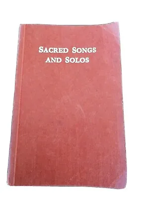 Vintage Sacred Songs And Solos 1200 Hymns By Ira D Sankey Softcover • £12.01