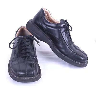 London Underground Lace Up Shoes Size 12M Black Leather Maltese Casual  • $39