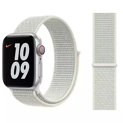 Genuine Apple Nike Nylon Sport Loop Watch Band - Spruce Aura - 42mm/44mm/45mm • $81.04