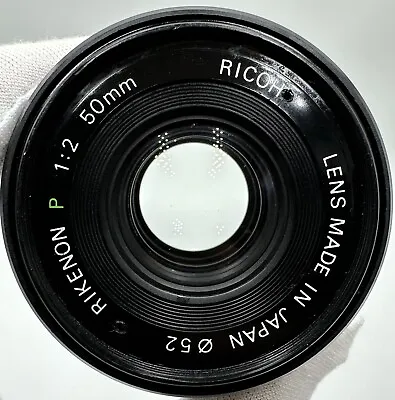 Ricoh Rikenon P 1:2 50mm Standard Prime Lens Pentax K Mount. Very Clean! • $23.50