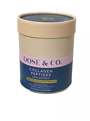 Dose & Co. Pure Collagen Peptides Powder Unflavored Hair/Skin/Nail 10oz Exp 3/26 • $23.50