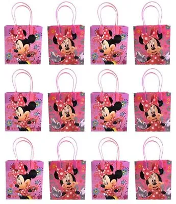 Disney Minnie Mouse Party Favor Supplies Goody Loot Gift Bags • $16.99