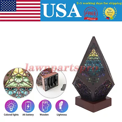 3D Colorful Bohemian LED Night Light Polar Star Starry Sky Floor New Lamp • $10.49